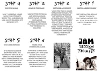step by step instructions for a jam session